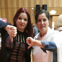 Mit der netzpolitischen Sprecherin der BayernSPD, Doris Aschenbrenner setzten wir am Samstag schon bildlich unser Zeichen.