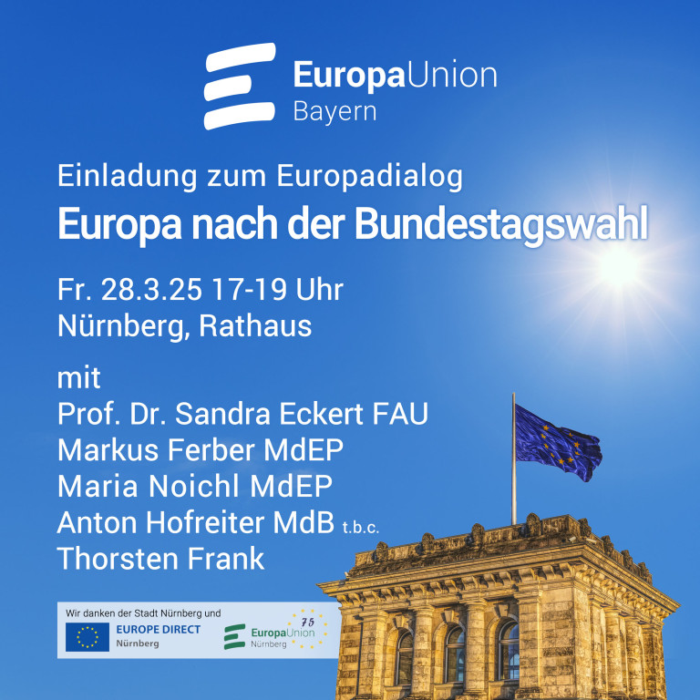 Europa-Union Bayern: Europa nach der Bundestagswahl