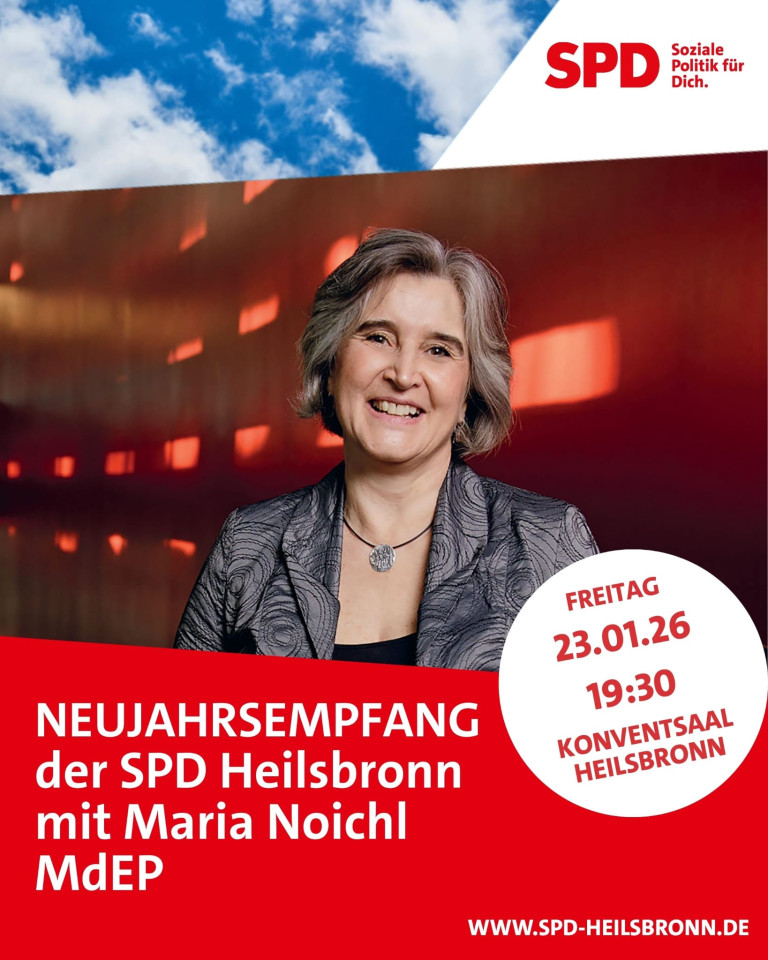 Neujahrsempfang der SPD Heilsbronn - mit Maria Noichl, MdEP